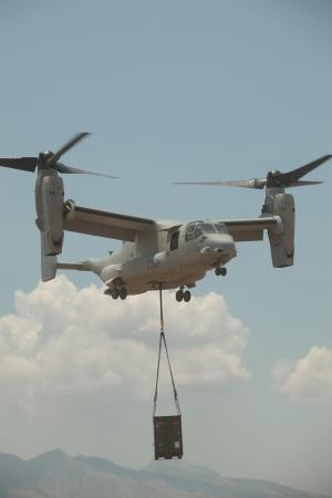 Máy bay trực thăng/vận tải cánh xoay MV-22 Osprey Mỹ tham gia diễn tập quân sự liên hợp Balikatan-2013 giữa Mỹ-Philippines